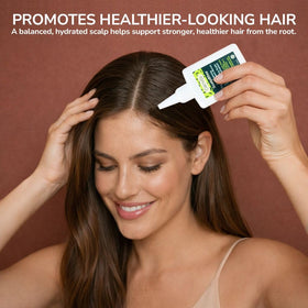 Canviiy ScalpBliss with aloe vera and witch hazel ingredients emphasizing natural calming