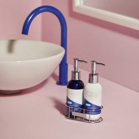 Capri Blue Volcano label close-up highlights fragrance name and clean formula