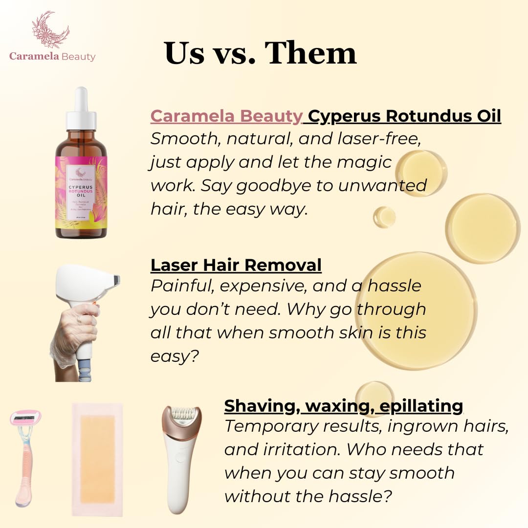 Close shot of Caramela Beauty label and ingredients list for clear product information