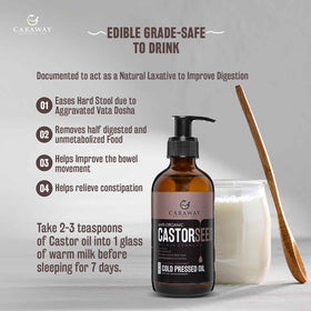 CARAWAY stone-pressing detail capturing traditional extraction authenticity