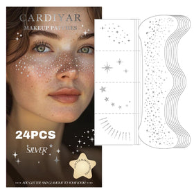 Cardiyar front packaging showing 24 glitter freckles and benefits
