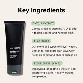 Cardon used as beard wash removing oil and impurities