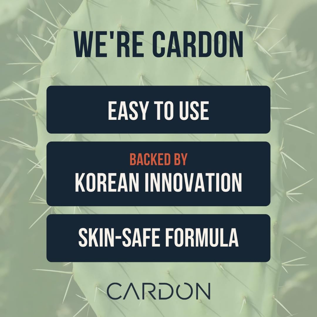 Cardon bottle held in hand for size and scale reference