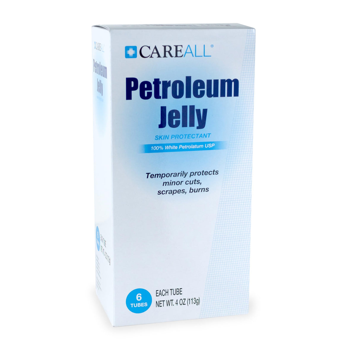 CareALL size comparison 4 oz tube in hand for portable convenience