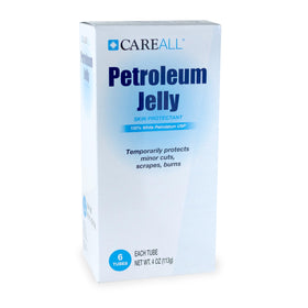 CareALL size comparison 4 oz tube in hand for portable convenience