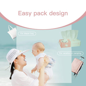 careboree wipe cleaning baby face illustrating soft safe care
