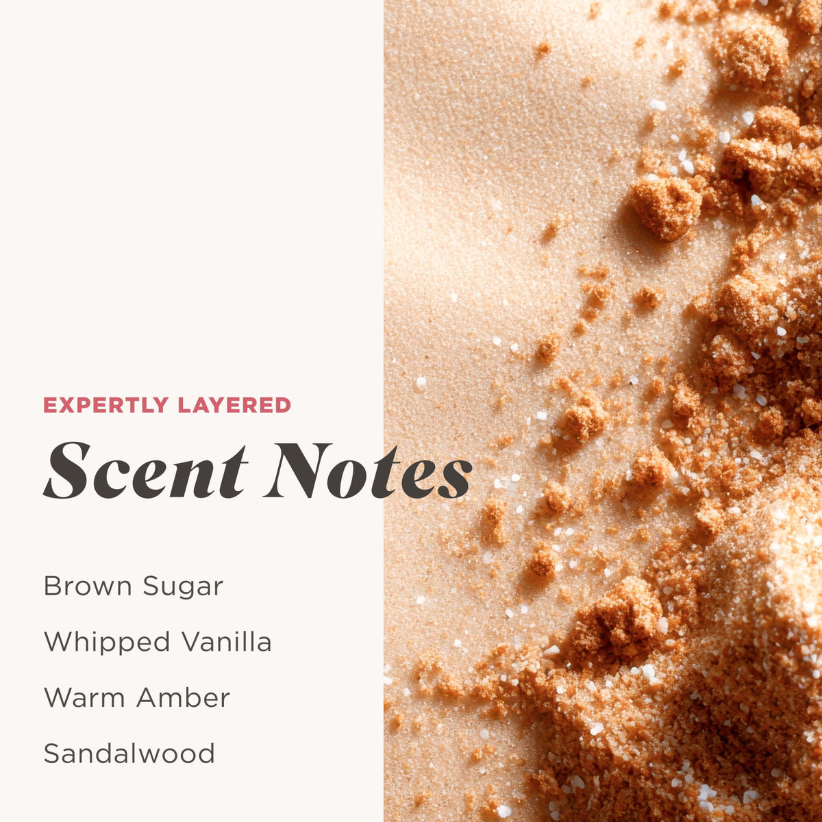 Pouring Caress body wash into a loofah for exfoliating and hydrating cleanse
