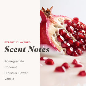 Caress rich lather on hand demonstrating hydrating, silky foam