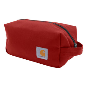 Carhartt travel kit front view showing durable exterior and zippered closure for protection