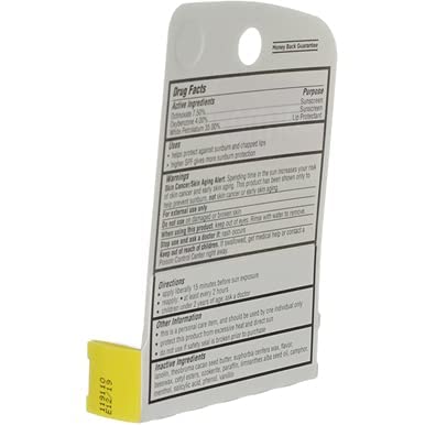 Carmex click-stick cherry size comparison in a pocket for portability