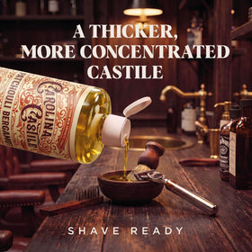 Carolina Castile Soap close-up label detail highlighting ingredients and scent