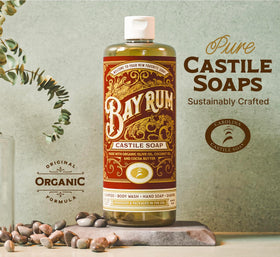 Carolina Castile Soap in bathroom setting demonstrating everyday use and natural fragrance benefit