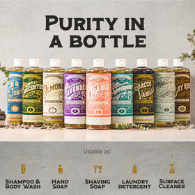Carolina Castile Soap label closeup showing ingredient transparency and certified organic benefit