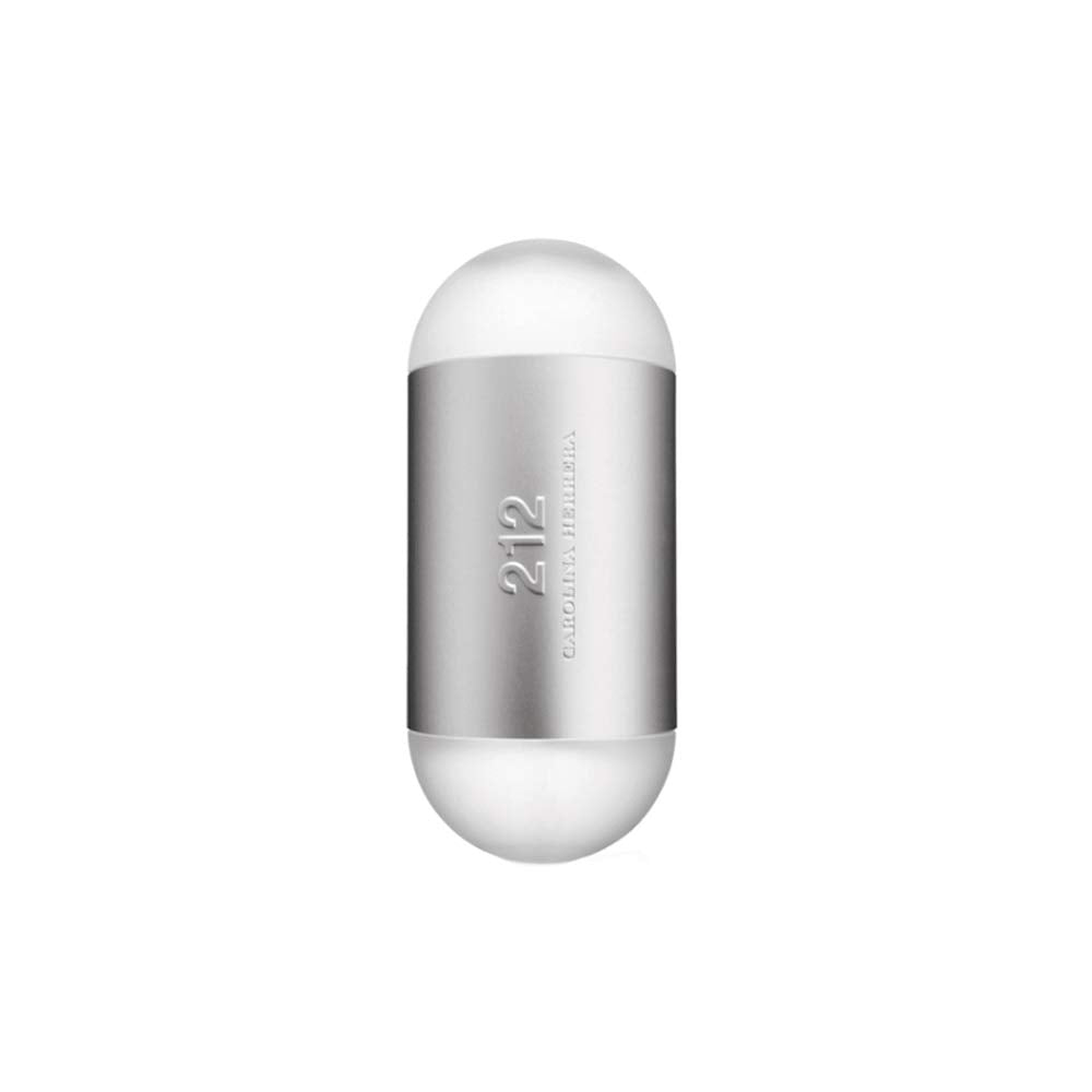 Carolina Herrera 212 close-up of bottle and spray nozzle highlighting quality finish