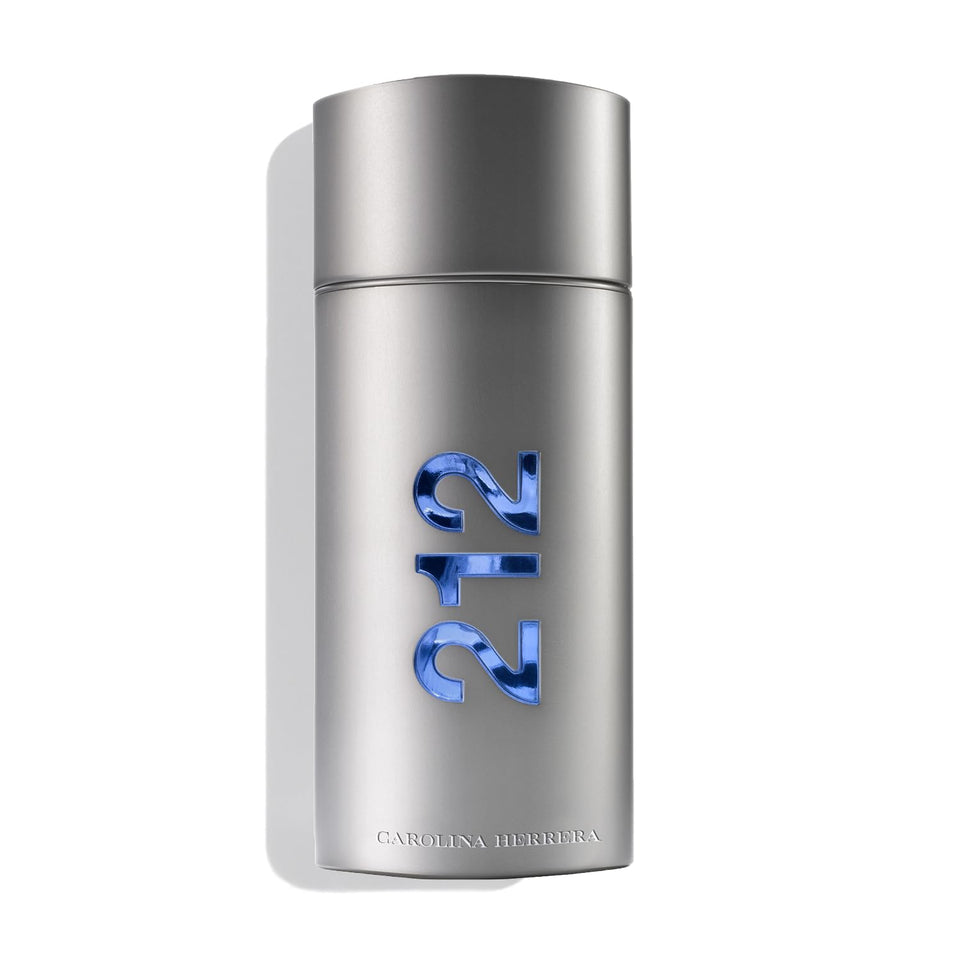 Carolina Herrera 212 front packaging showing sleek bottle for polished appearance