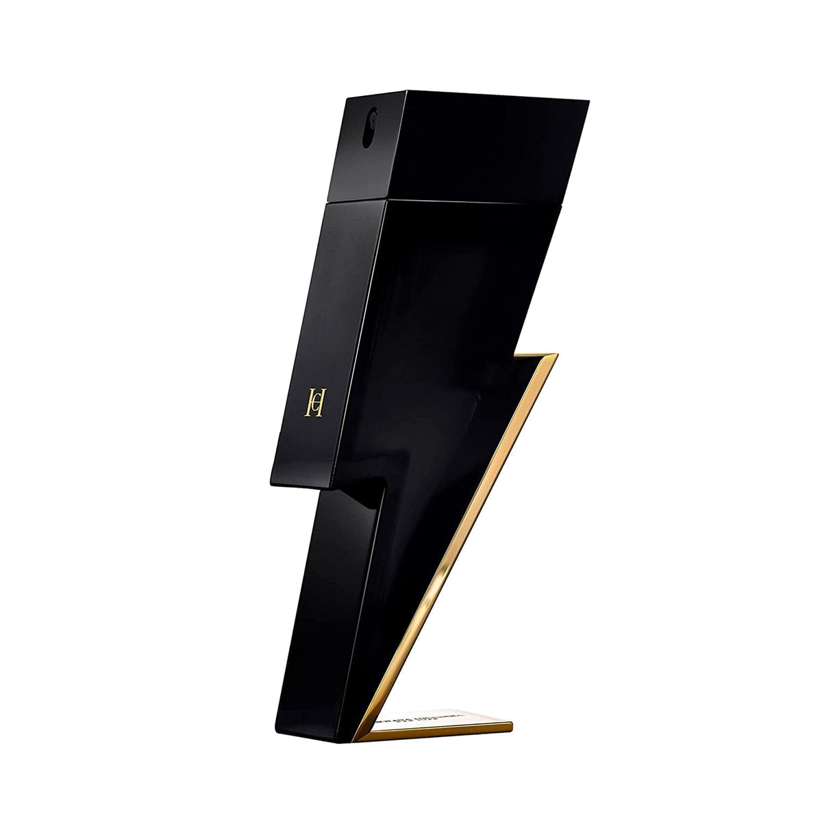 Carolina Herrera Bad Boy front bottle shows bold bolt shape and evening appeal