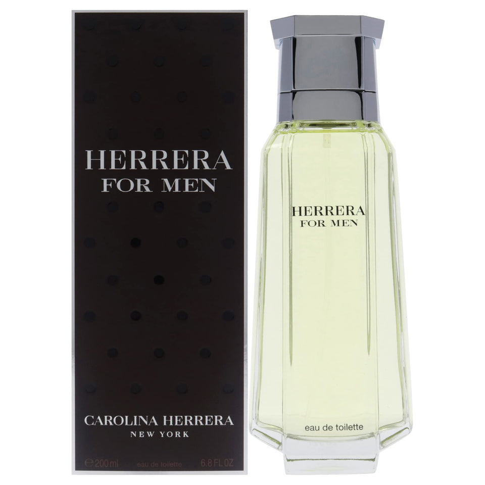 Carolina Herrera front packaging showing sealed 6.8 fl oz bottle and box, ensures authenticity