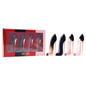 Carolina Herrera Good Girl Blush vial close-up reveals bottle detail and delicate floral appeal