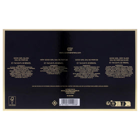Carolina Herrera Good Girl gift box in lifestyle setting suggests premium gifting appeal