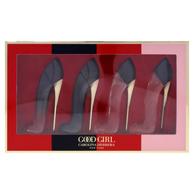 Carolina Herrera Good Girl travel size in purse shows portability and on-the-go refresh