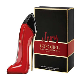 Carolina Herrera Very Good Girl lifestyle styled shot suggesting confidence and joyful wear