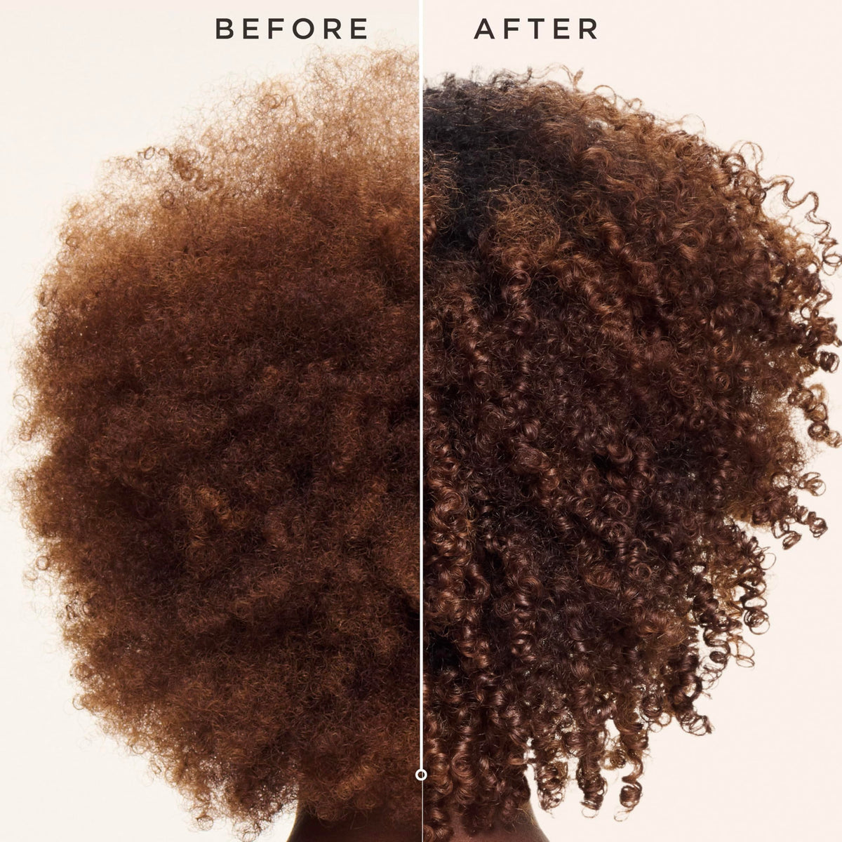 Carol's Daughter applying conditioner to wet curly hair for easier detangling