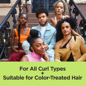 Carol's Daughter conditioner texture on palm demonstrating creamy slip