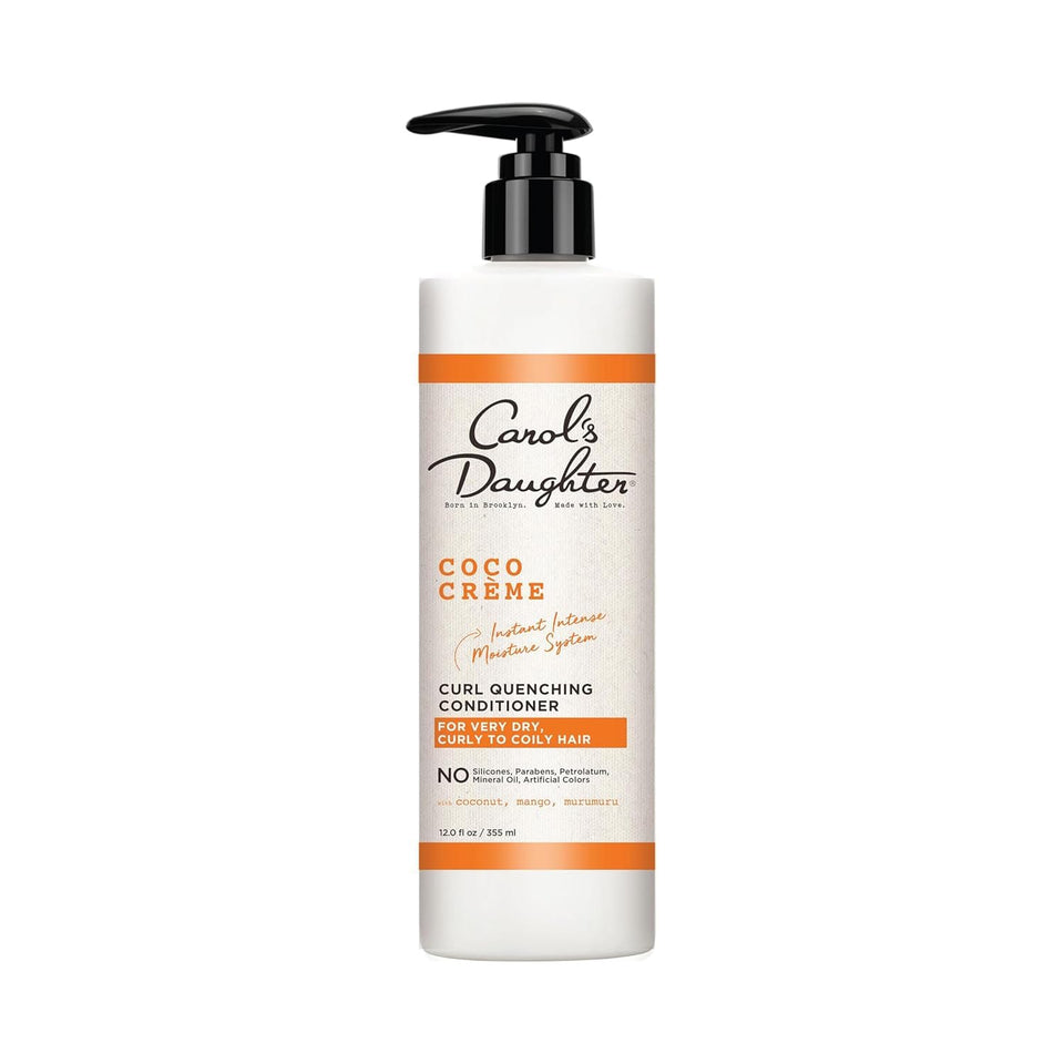 Carol's Daughter front packaging showing 12 oz bottle and product name, hydration benefit