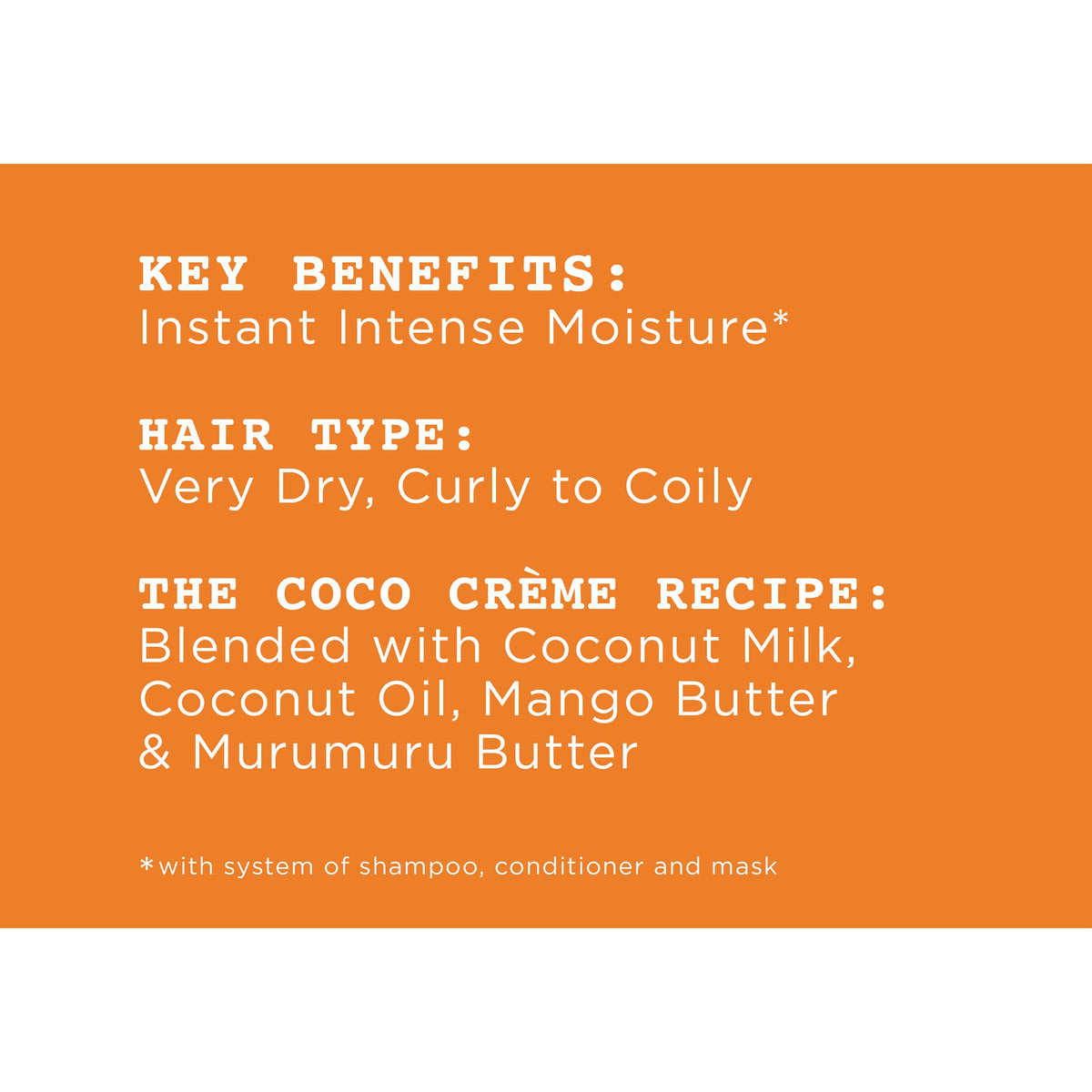 Carol's Daughter visual of coconut and mango ingredients highlighting natural nourishment