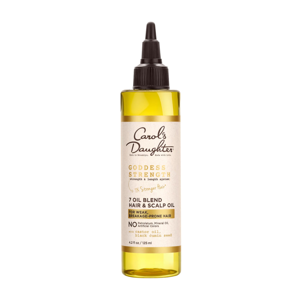Carol's Daughter product front packaging showing label and bottle benefit