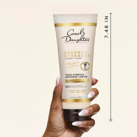Carol's Daughter open jar showing cream texture for deep hydration and slip