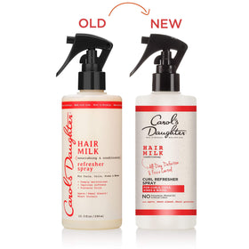 Carol's Daughter side label close-up highlighting ingredients and product benefits