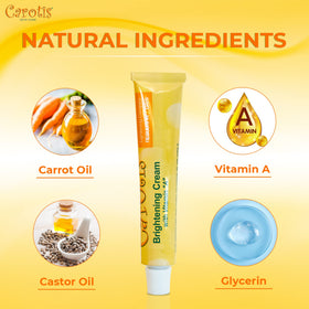 CAROTÏS cream texture closeup displaying silky, fast-absorbing consistency