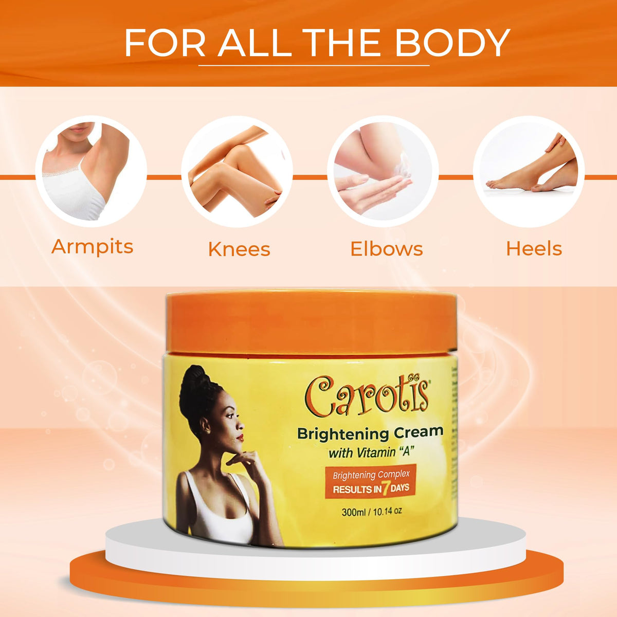 CAROTÏS nightly application on cheek demonstrating targeted spot treatment