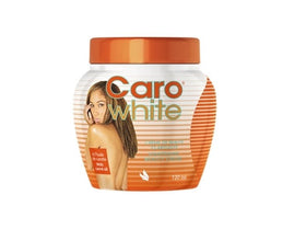 Carowhite front jar 120ml showing label and portable size for travel convenience