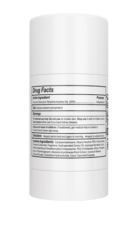 Carpe clinical stick being applied underarm demonstrating targeted sweat control benefit