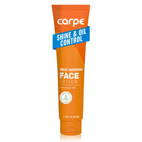Carpe front packaging showing bottle and label, highlights matte control