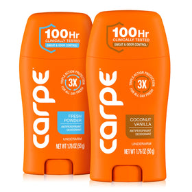 Carpe front packaging showing variety pack and long-lasting protection