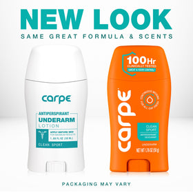 Carpe lotion texture close-up illustrating smooth, non-sticky glide