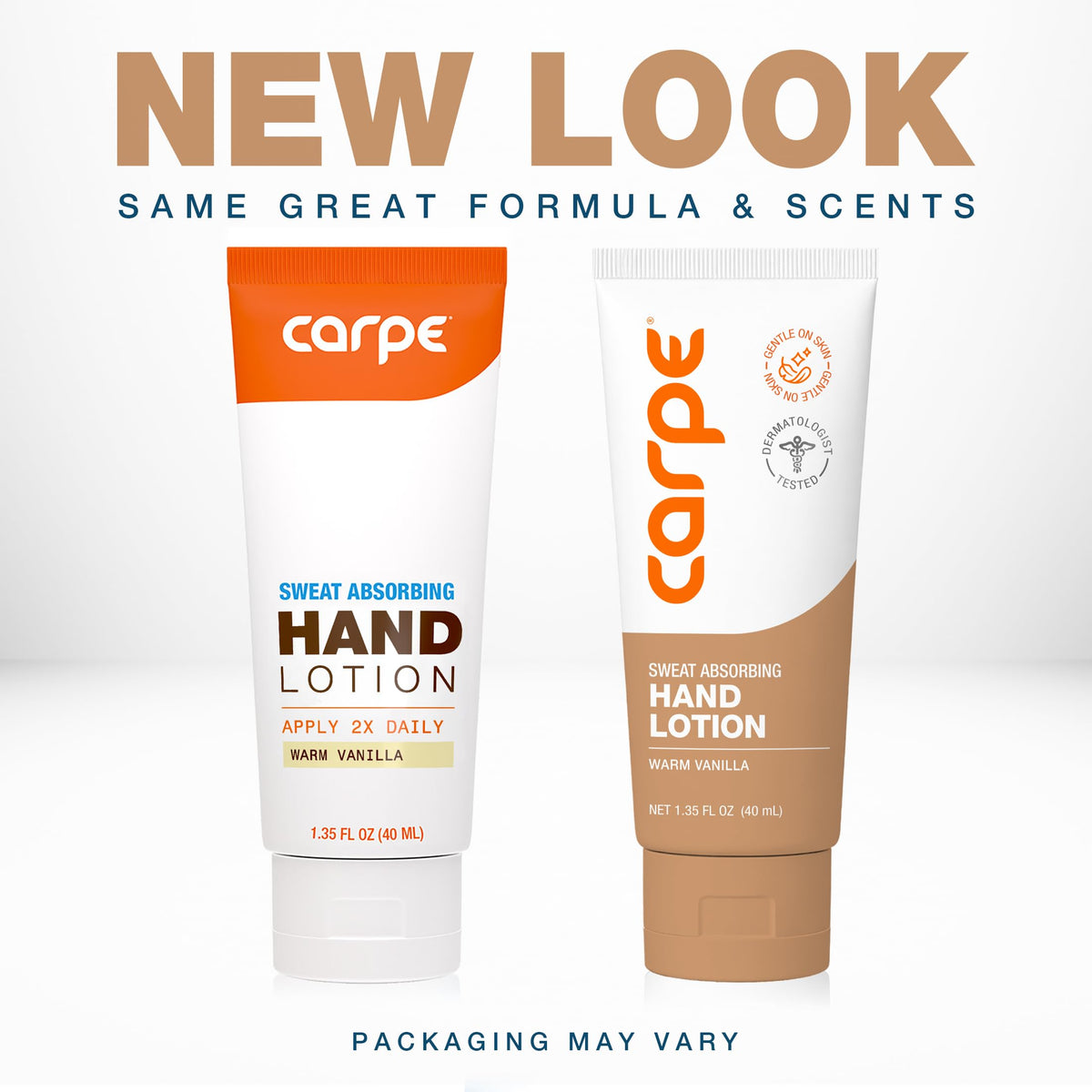 Carpe lotion texture close-up demonstrating quick absorption benefit