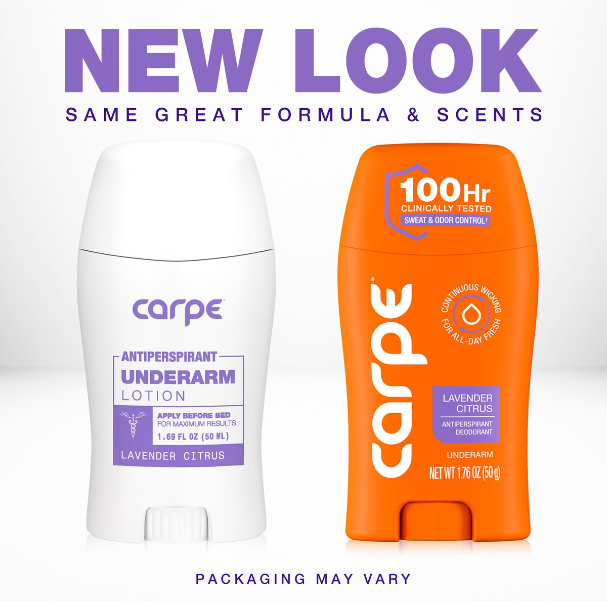 Carpe lotion texture close-up demonstrating quick-dry smooth application