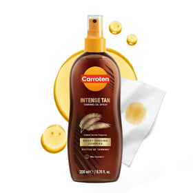 Carroten front bottle shot showing packaging and coconut fragrance benefits