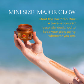 Carroten gel texture close-up revealing silky spreadability and hydration