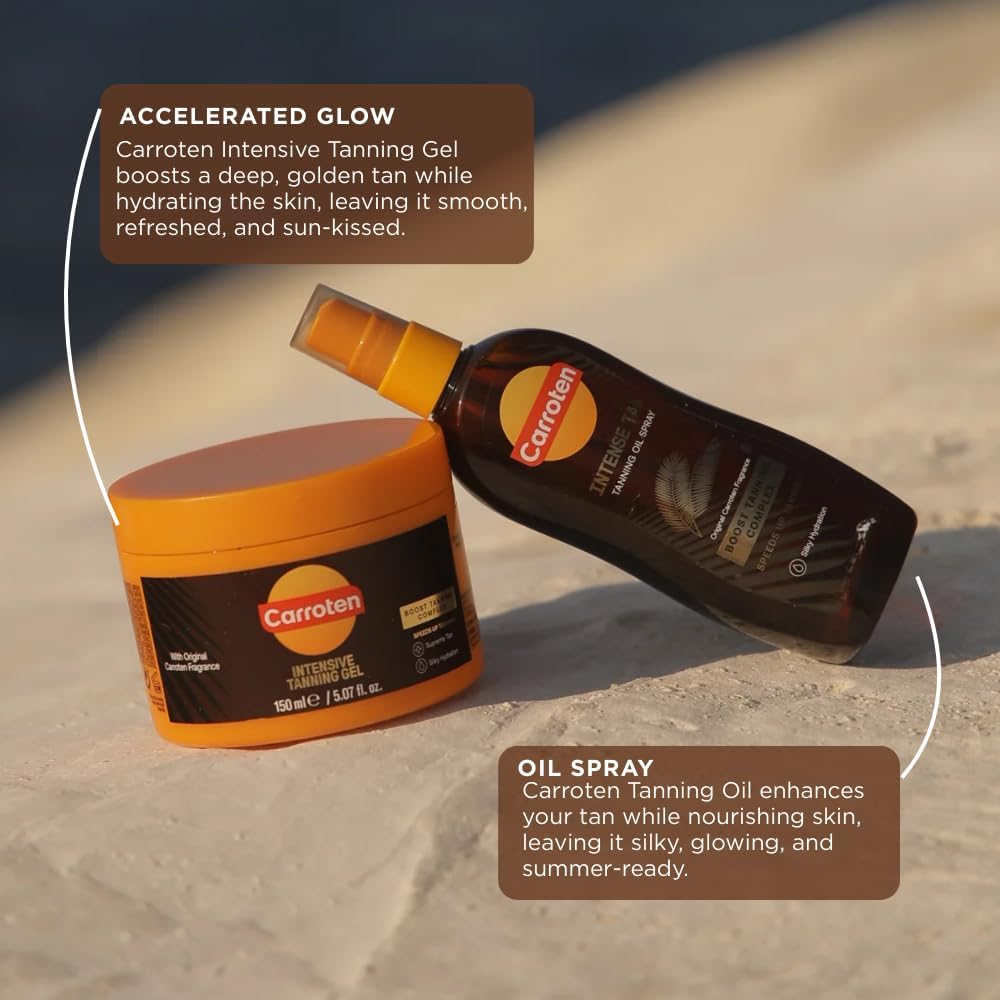Carroten oil spray mist in use adding luminous glow and quick hydration to skin