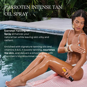 Carroten oil texture on skin displaying silky hydration and luminous finish