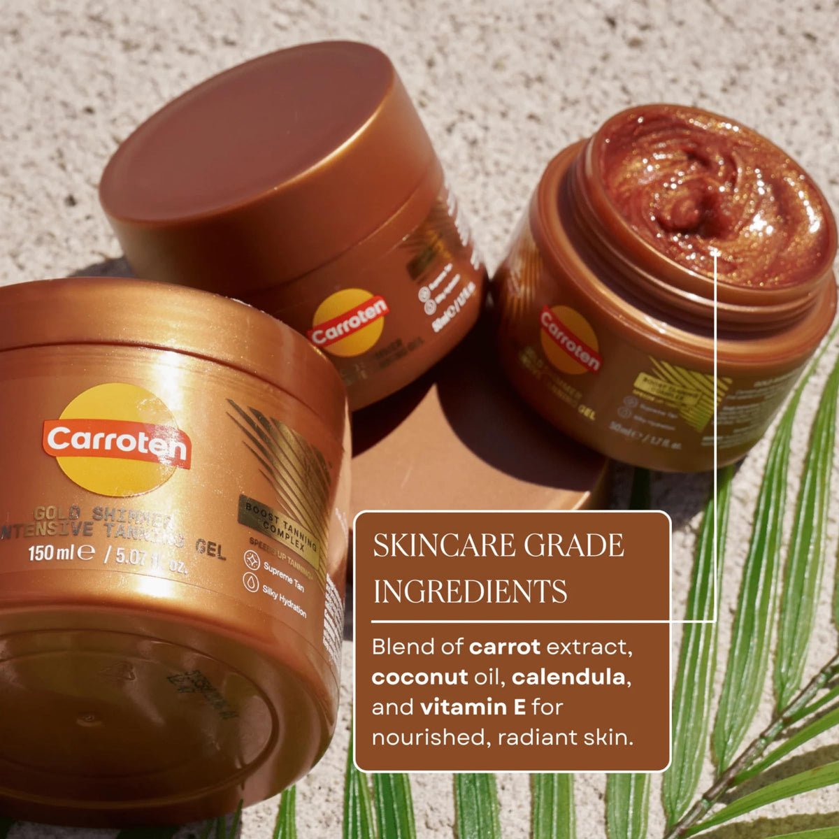Carroten water-resistant splash photo showing long-lasting wear benefit
