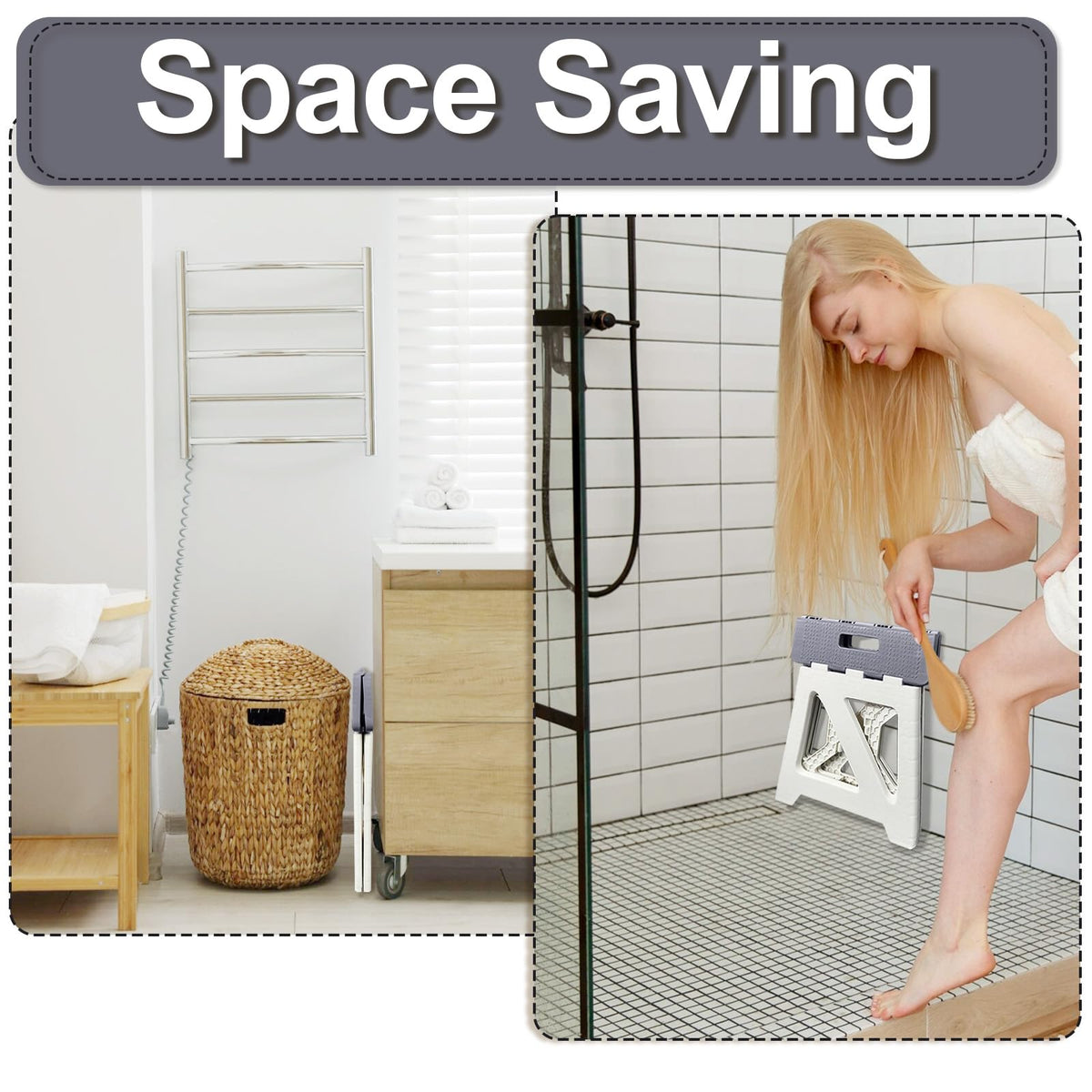 CarryEpic ergonomic handle and folding mechanism for quick open and close convenience