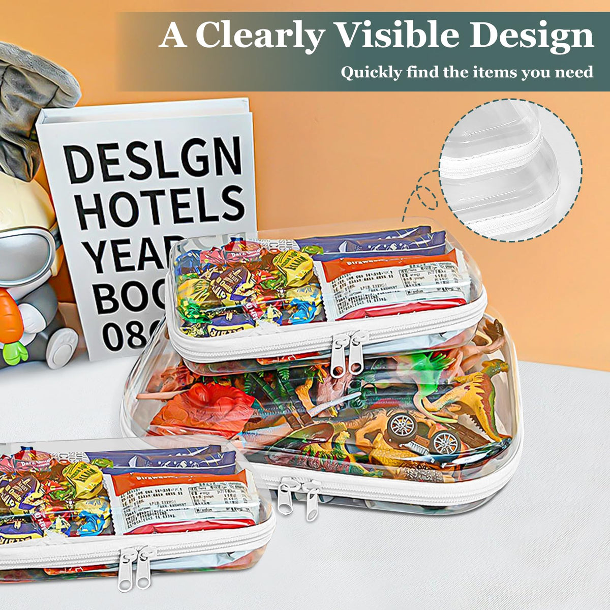 CarryEpic pouch placed in suitcase showing travel-friendly protection and space saving
