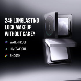 CARSLAN compact open with mirror and puff for easy touch-ups