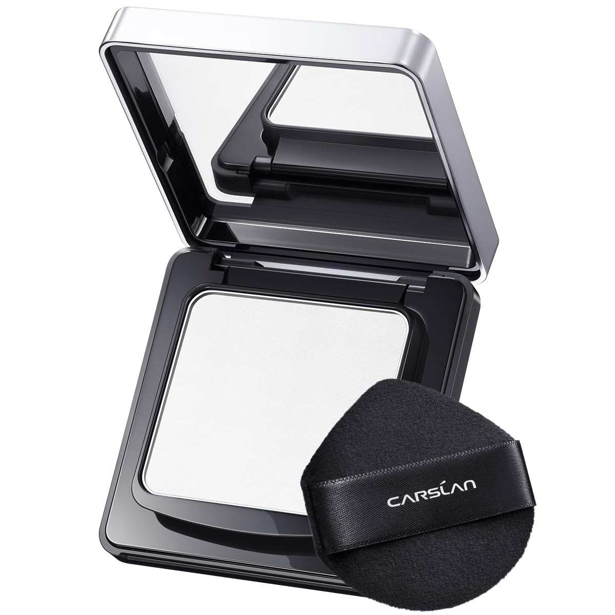 CARSLAN closed compact showing sleek design and portability
